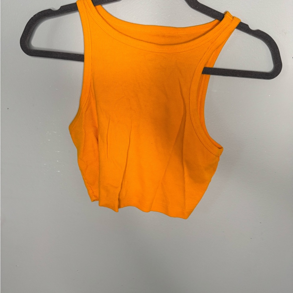 Wild Fable Bright Orange Tank Top
